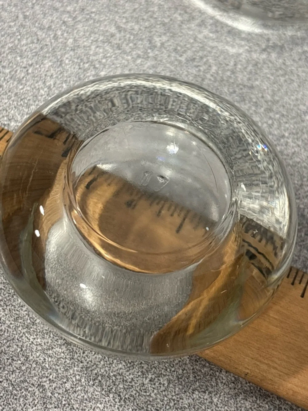 Clear Glass Tealight Holder - Modern Glass Candle Cup